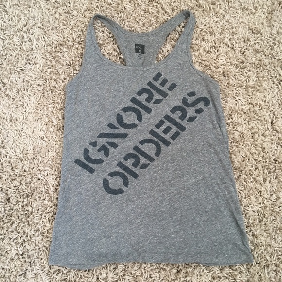 BDG Tops - BDG Urban Outfitters stencil tank punk grunge yoga BDG Tops - BDG Urban Outfitters stencil tank punk grunge yoga